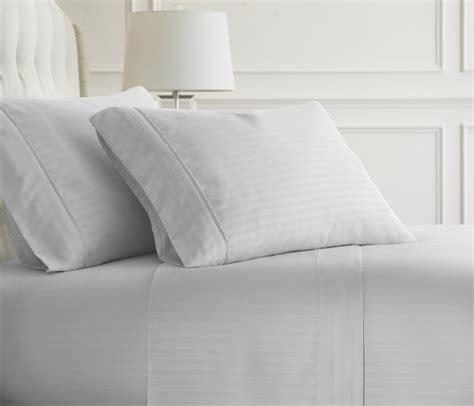 Boll & branch offers queen size bed sheets made from 100% pure organic. Wholesale Queen Premium Embossed Striped 4 Piece Sheet Set ...