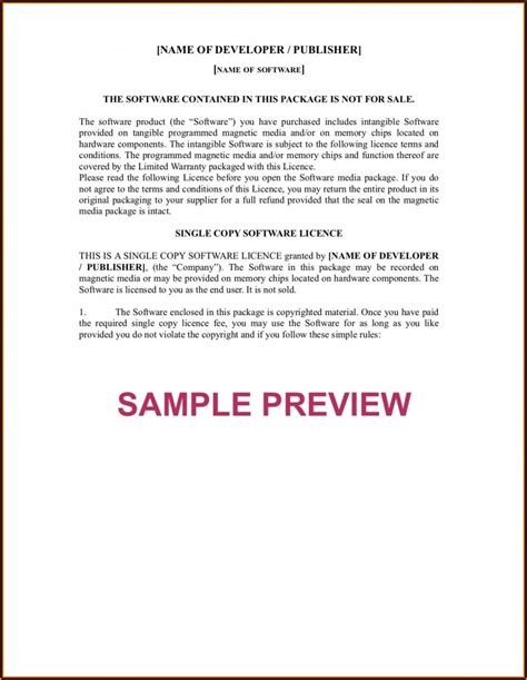 Use our free cv samples and land more job interviews. Saas Software License Agreement Template - Template 2 ...