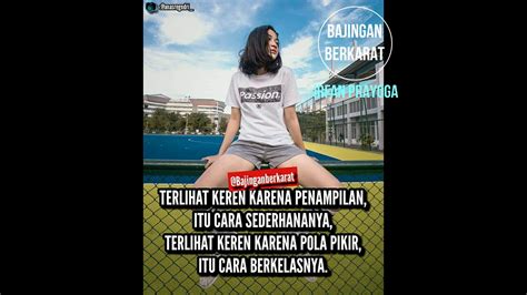 Terkadang untuk mengekspresikan perasaan, tak perlu ungkapan rumit yang justru membuat pesannya tidak tersampaikan. Kata Kata ( Caption ) Story WA Kekinian Quotes Bajingan ...