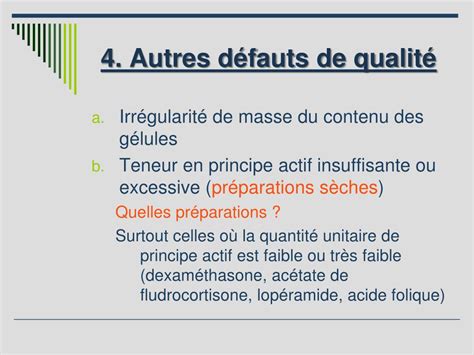 Sa prise pendant cette période ne en outre, le surdosage avec ce médicament favorise également l'apparition de certaines affections. PPT - La nouvelle édition du Formulaire thérapeutique ...