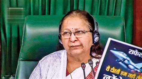 Sumitra mahajan strongly censures opposition parties for their irresponsible obstructionism and not. Lok Sabha Speaker Sumitra Mahajan suspends 4 more MPs, 48 ...