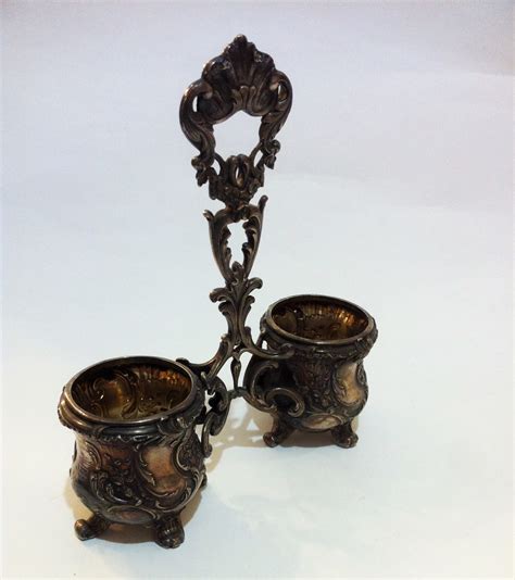 Vintage antique pair heavy tall brass candlestick candle holder. Antique Silver Candle Holder | Antik Spalato Shop