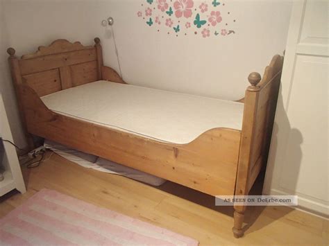 Bett antik, restauriert masse : Antikes Bett 90 X 190 Mit Lattenrost Und Matratze