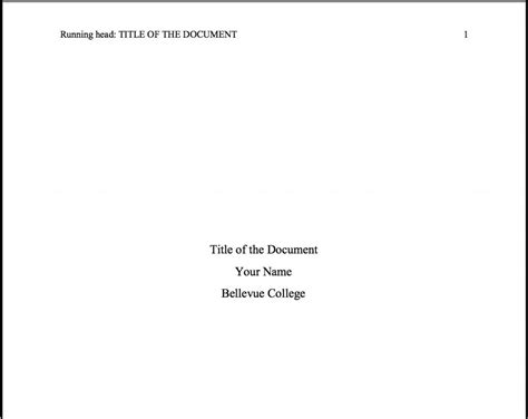 The running head introduction visually brings both the writer and reader back to the main idea. APA Style :: Health Sciences, Education and Wellness Institute