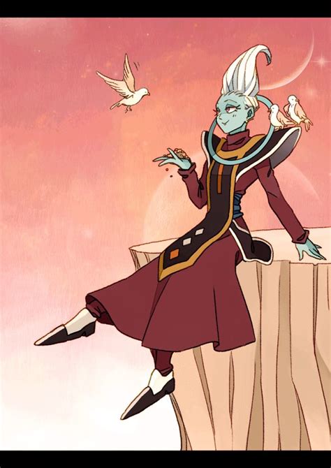 The dragon ball ice cream is not actual ice cream, but huge fruity pebbles that are tossed around in liquid nitrogen. Edit: Made Whis taller. My 3 most favourite DBZ characters ...