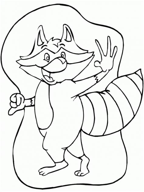 Printable raccoon coloring page image free. Free Printable Raccoon Coloring Pages For Kids