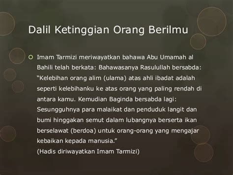 Shukor talib 01 july 2020. Kelebihan orang yang menuntut ilmu - Aku Islam