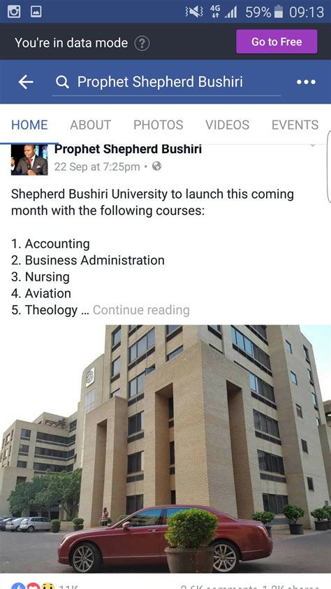 His higher education degree was gotten from the therapon university. Gwamba on Twitter: "Prophet Shepherd Bushiri University ...