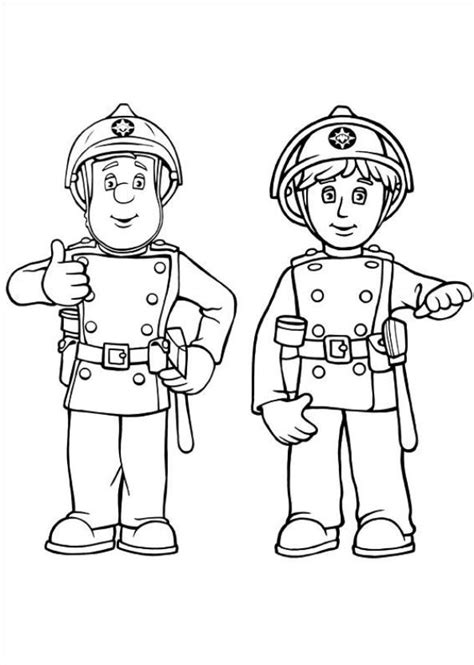 Brandweerman sam kleurplaat printen coloriage les enfants inside. Kids-n-fun | 38 Kleurplaten van Brandweerman Sam