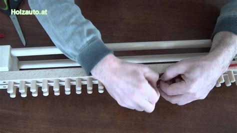 Die tore benötigen nur eine. Stricken mit einer Strickbank (einfaches Gestrick) - YouTube