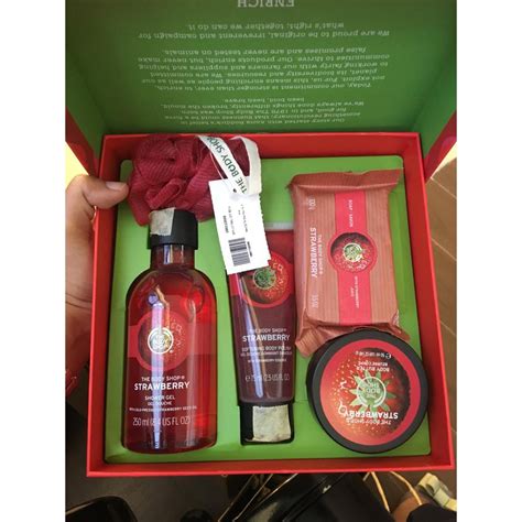 Find the biggest selection of products from the body shop. The Body Shop Gift Set Box Strawberry (Free Paperbag ...