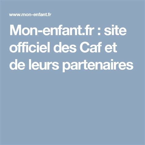 Vous êtes désigné par la caf comme administrateur. Caf Mon Compte Partenaire - CARCROT