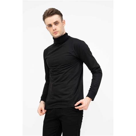 Maybe you would like to learn more about one of these? houseofcuff Turtle Neck Pria Lengan panjang kaos pria kerah tinggi slim fit | Shopee Indonesia