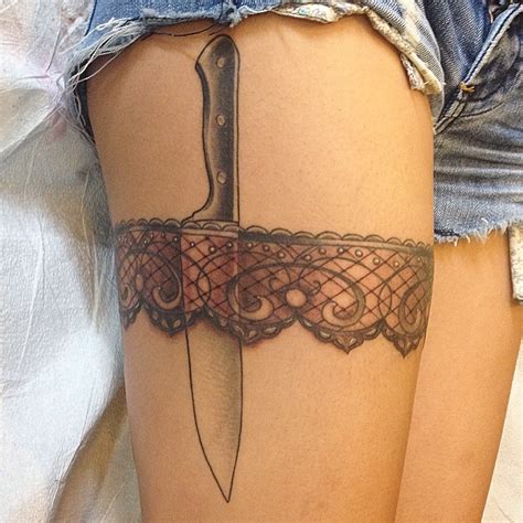 Check out our temporary tattoo garter selection for the very best in unique or custom, handmade pieces from our tattooing shops. 30 Sexy Garter Belt Tattoo Designs for Women -Designs ...