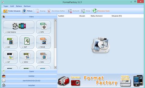 0 vote up vote down. CARA MERUBAH FORMAT VIDEO MENGGUNAKAN FORMAT FACTORY ...