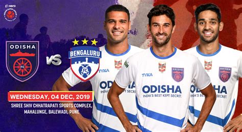 The match is being played at fatorda stadium (2.00pm gmt). Official Ticketing Partner - Odisha FC vs Bengaluru FC ...