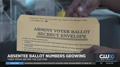 If you have lost the registration, then a complete bill of sale with the year, make, hull identification number, mc registration number (if available) and the names and addresses of the buyer and seller may be used to transfer ownership. Absentee Ballot Numbers On The Rise In Michigan - YouTube