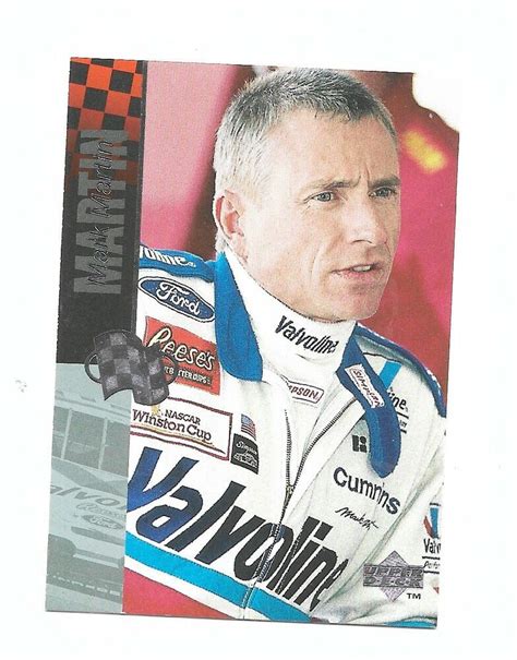 If you would like to trade, buy. Details about 1995 Upper Deck Mark Martin #8 Racing ...