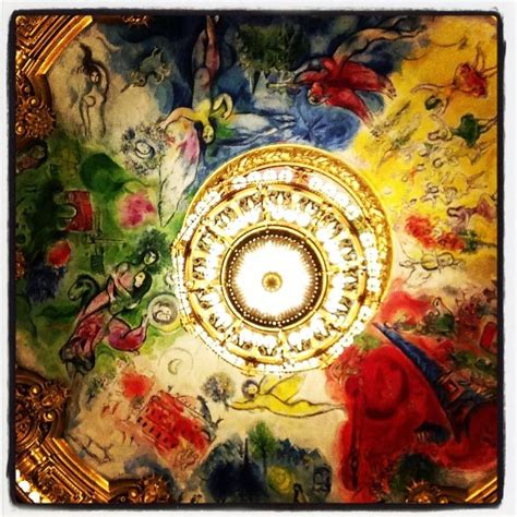 Over the course of eight months and using 440 pounds of paint, the ceiling was completed. The Chagall ceiling at the Palais Garnier, the 'old' Paris ...