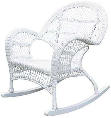 White Wicker Rocking Chairs in 2020 | Outdoor wicker ...