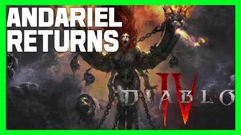 Ultimately, she perished at the hands of brave heroes.. Diablo 4 Lore - ANDARIEL IS BACK! (Maiden of Anguish ...