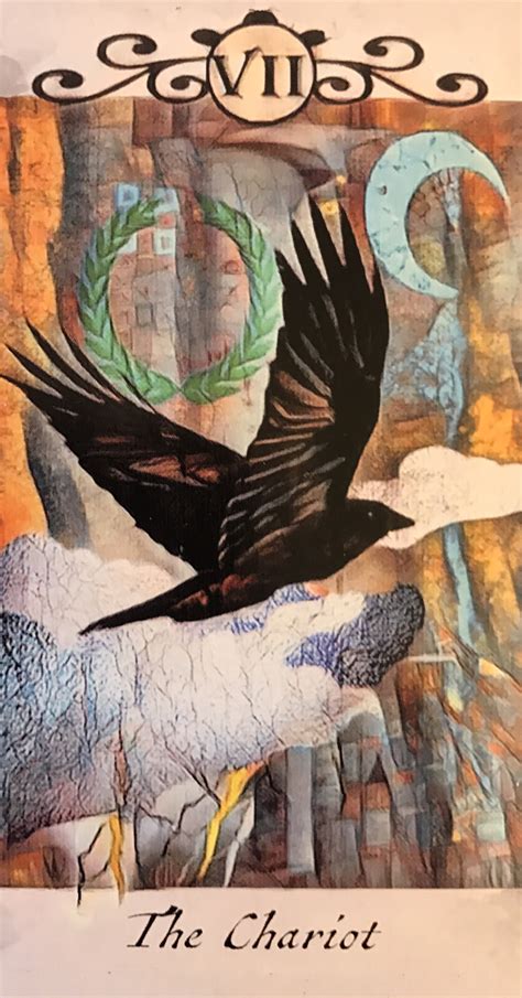 Harnessing your inner power is the key to success. Featured Card of the Day - The Chariot - Crow Tarot by M.J. Cullinane - Tarot by Cecelia