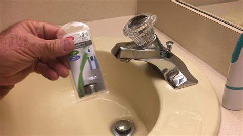 If the faucet is experiencing a lower than normal water flow after cleaning the aerator, see article kitchen faucet: Sink Faucet Aerator Repair And Replace - YouTube