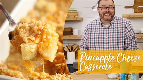 In another medium bowl, combine the cracker crumbs, melted butter, and reserved pineapple juice, stirring with a rubber spatula until evenly blended. Pineapple Cheese Casserole - YouTube