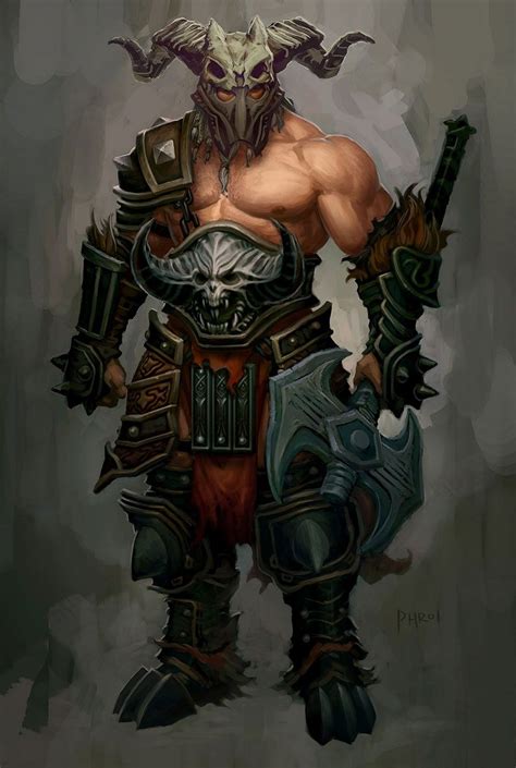 Every class has basic skills, defensive skills and ultimate skills, but the barbarian has some unique skills that only he possesses as well. Diablo III Art Gallery / Barbarian Heavy Armor. Concept ...