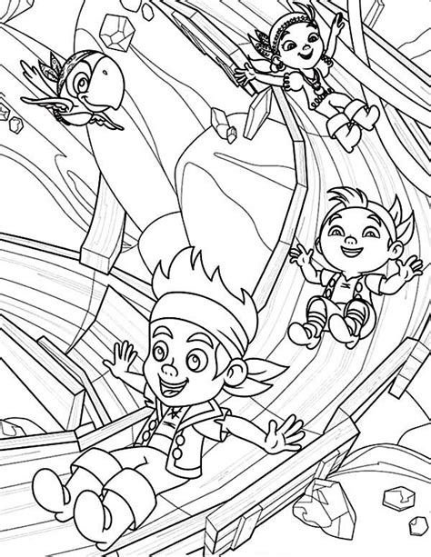 Printable izzy jake and the neverland pirates coloring page. jake and the neverland pirates izzy and jake - Google ...