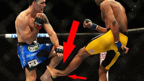 The fight had just begun. Anderson Silva Breaks His Leg - YouTube