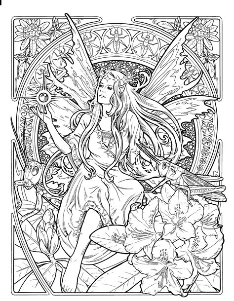 We found for you 15 pictures from the collection of fantasy coloring fire goddess! Pin on Color the World