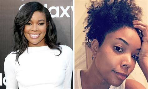 Since launching her hair care line, flawless by gabrielle union, union has opened up about the journey to accepting and loving her natural curls. Celebrities' Natural Hair — Real Hair Hiding Beneath Wigs