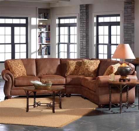 The couch itself is nice however the velcro is not good and the cushions slide everywhere making it kind of uncomfortable and it's very stiff. 5081 Laramie 3 Piece Wedge Sectional Sofa by Broyhill ...