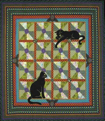 Shop hundreds of quilting & sewing patterns and plan your next masterpiece! Free pattern day: Cat and Dog quilts! | Cat quilt patterns ...