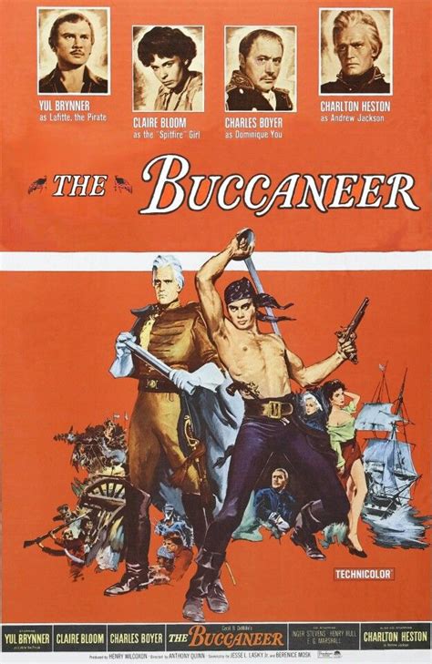 Adventure · drama · war · history ·. The Buccaneer (1958) | Marvel movie posters, Historical ...