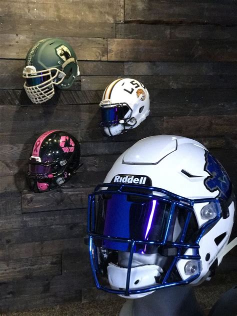 Collage football custom football football outfits football and basketball football pictures football helmet design college football helmets helmet visors aren't something typically sported by ohio state football players. 53 best NFL Visors images on Pinterest