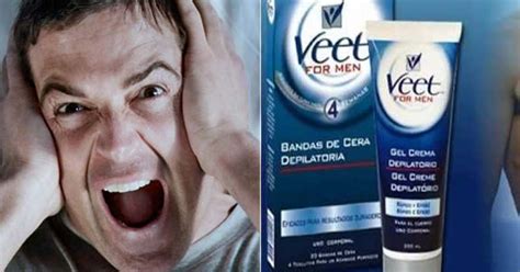 Veet for men hair removal gel creme 200ml. Man Uses Veet Hair Removal Cream On His Genitals
