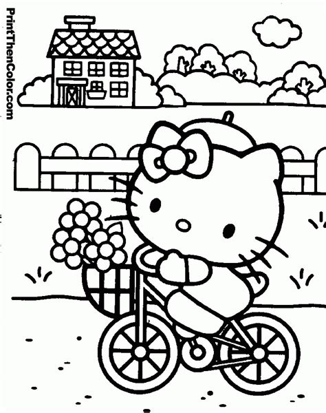 Print and download your favorite coloring pages to color for hours! full size hello kitty coloring pages - Clip Art Library