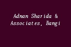 Maybe you would like to learn more about one of these? Adnan Sharida & Associates, Bangi, Law Firm in Bangi