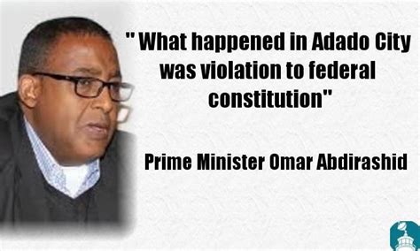 A detailed summary and explanation of article 1, section 8 in constitution. Somali PM said that what happened in Adado City was ...