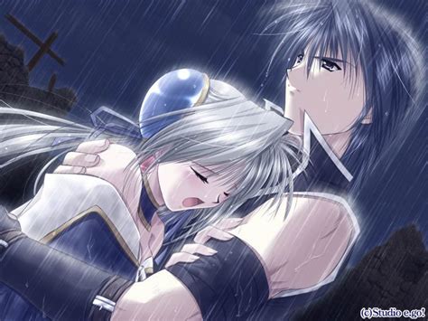 Sadness in a beautiful and lonely wallpaper for your phone. My Favorite Wallpapers Collection: sad anime couple in the ...