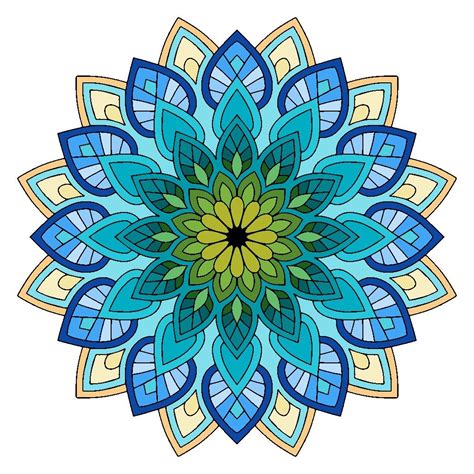 Hand drawn henna abstract mandala pattern flowers and paisley doodle coloring page. Pin by Judy Willem on Mandalas | Mandala art lesson ...