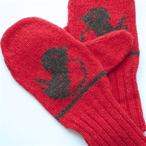 He is the owner and best friend of winnie the pooh. Winter Robin Knitted Mittens By Clova Knits ...