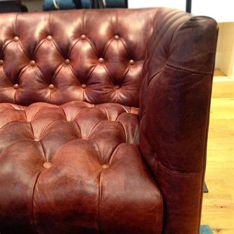 Being comfortable is more than simply having comfortable things. Chesterfield Charme Leather Sofa, 3-Seater, Cigar ...