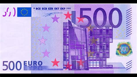 Kostenloses spielgeld zum ausdrucken / 500 euro schein in originalgröße c kinderbilder arno richter. Der EURO-Schein trügt - YouTube