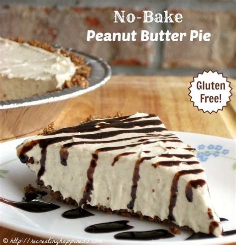 Granulated sugar replacement 1 egg 1/4 c. No-Bake Peanut Butter Pie (gluten free too!) | Recipe ...