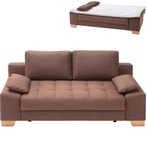 Ob leder oder stoff, ecksofa oder schlafsofa entscheidest du. Schlafsofa - braun - mit Staukasten | Schlafsofas | Sofas ...