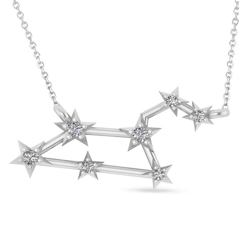 Whether you surprise that special someone in your life with this stunning zodiac sign necklace, or embrace your inner leo and treat yourself, this dainty. Diamond Leo Zodiac Constellation Star Necklace 14k White ...