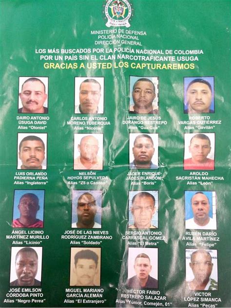 Solo 12 hombres forman parte del esquema de seguridad del narcotraficante más buscado de colombia. Clan Úsuga: Policía cierra más el círculo contra Otoniel ...